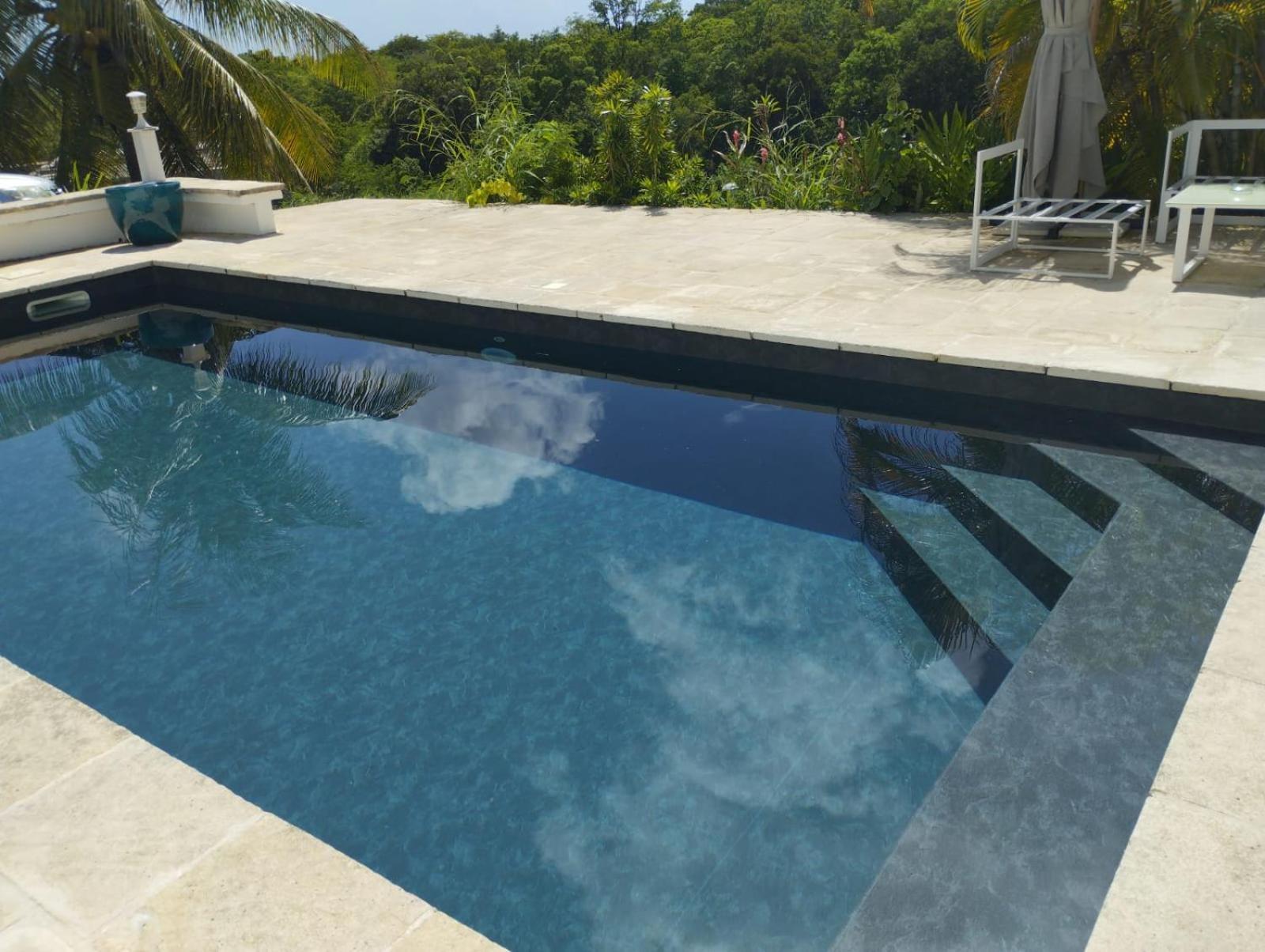 Bas De Villa Vue Mer Avec Deux Chambres Grand-Bourg  Exterior foto